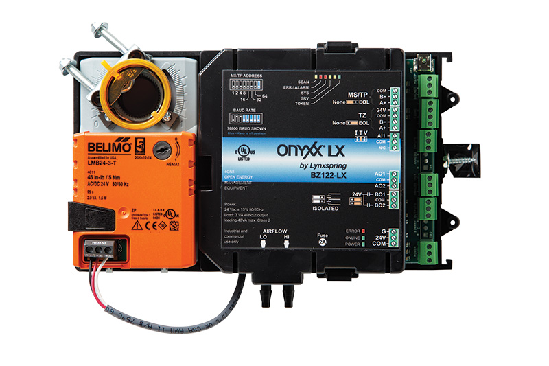 Onyxx LX BZ122 VAV MSTP Bacnet BTL